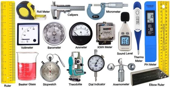 Componenti e sottoinsiemi di apparecchiature elettriche per controllo delle misure di laboratorio